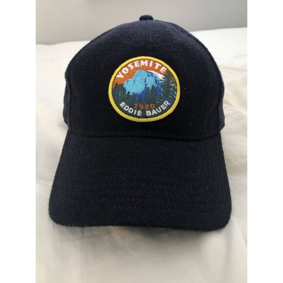 Eddie Bauer Yosemite 1920 Wool Baseball Cap Unisex OS Adjustable Strap Granola - Picture 1 of 9